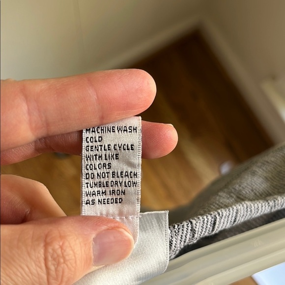 Chico's Black and White Wide Leg Linen Blend Coastal Lagen Look Pants Sz 12 or L - Picture 8 of 11